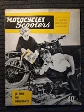 (323A) Revue MOTOCYCLES et Scooters N°138, Janvier 1955, 400 Horex, Vespa 55