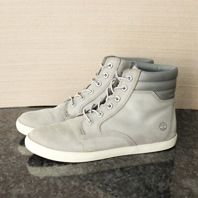 Timberland Dausette A1H26 Womens 9 Gray Nubuck Leather High Top Boots