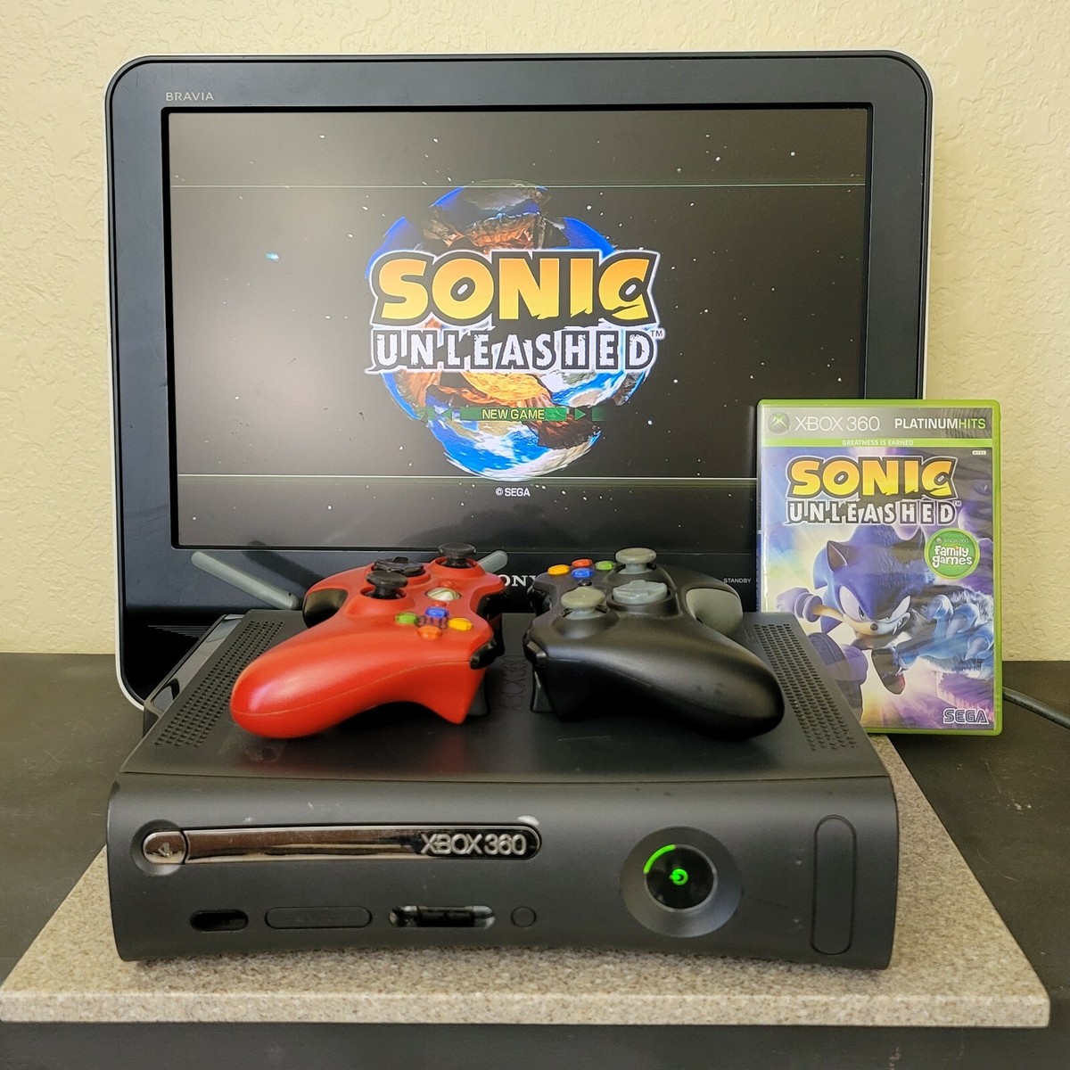 Xbox 360 Elite Console 120GB With 11 Games and 2 Wireless