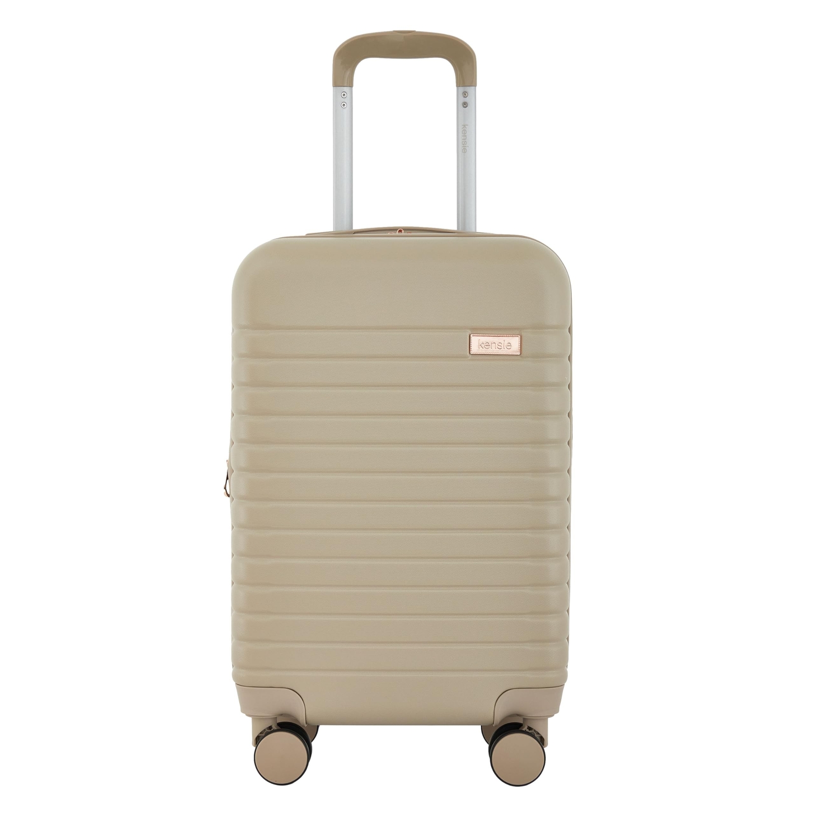 Kensie Light Taupe 22-Inch Hardside Carry-On Luggage