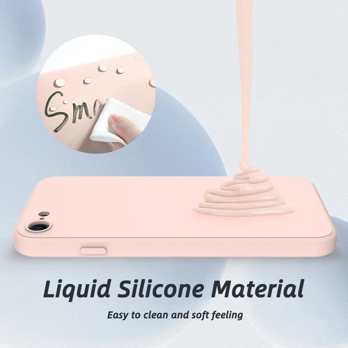 Funda Silicona Para iPhone SE 3ª 2022/2ª 2020 Generación 8/7 Funda Líquida Suave - Imagen 24 de 45