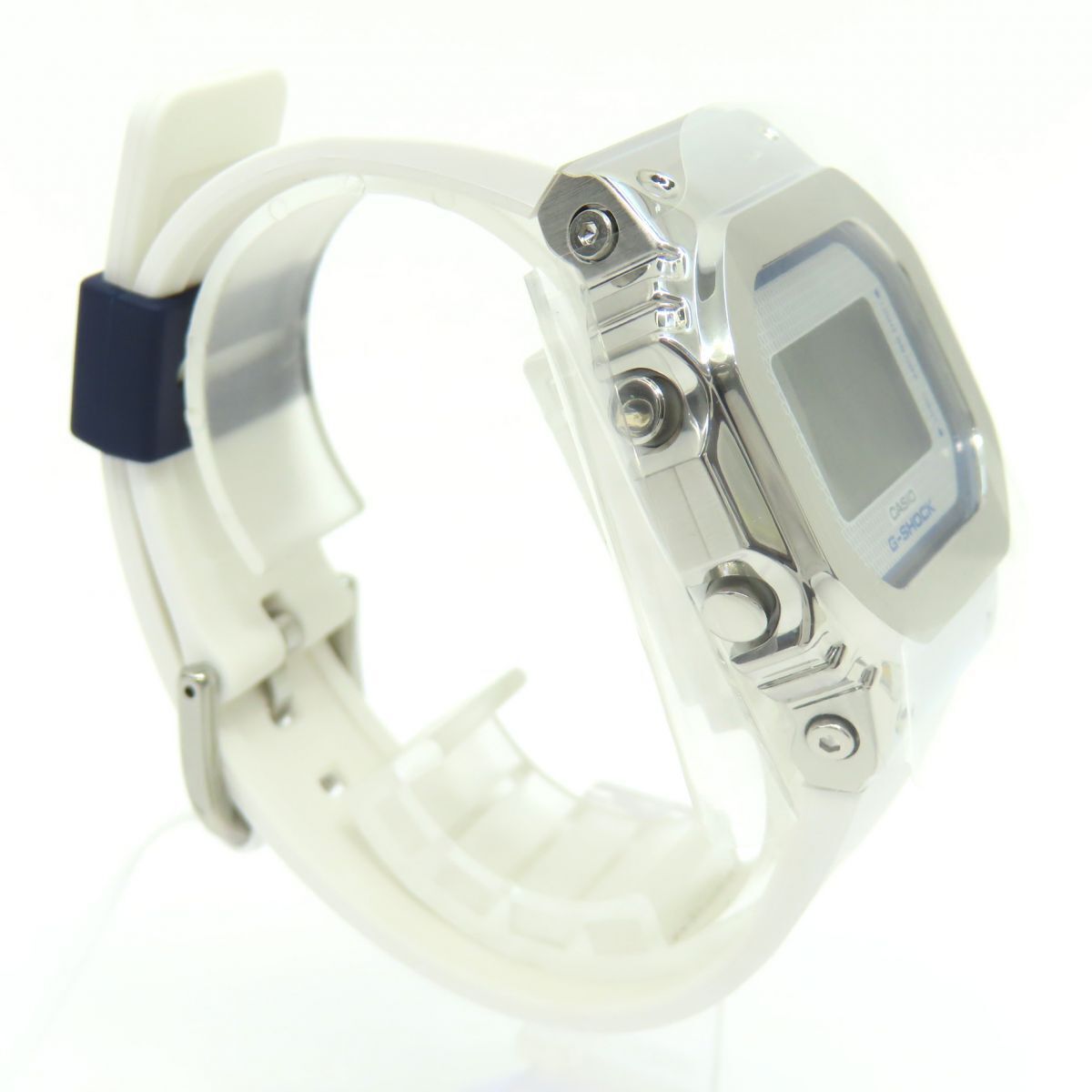 Casio G-Shock GM-S5600LC-7JF Quartz Watch, White, Used Casio G-Shock GM-S5600LC-7JF Quartz Watch, White, Used