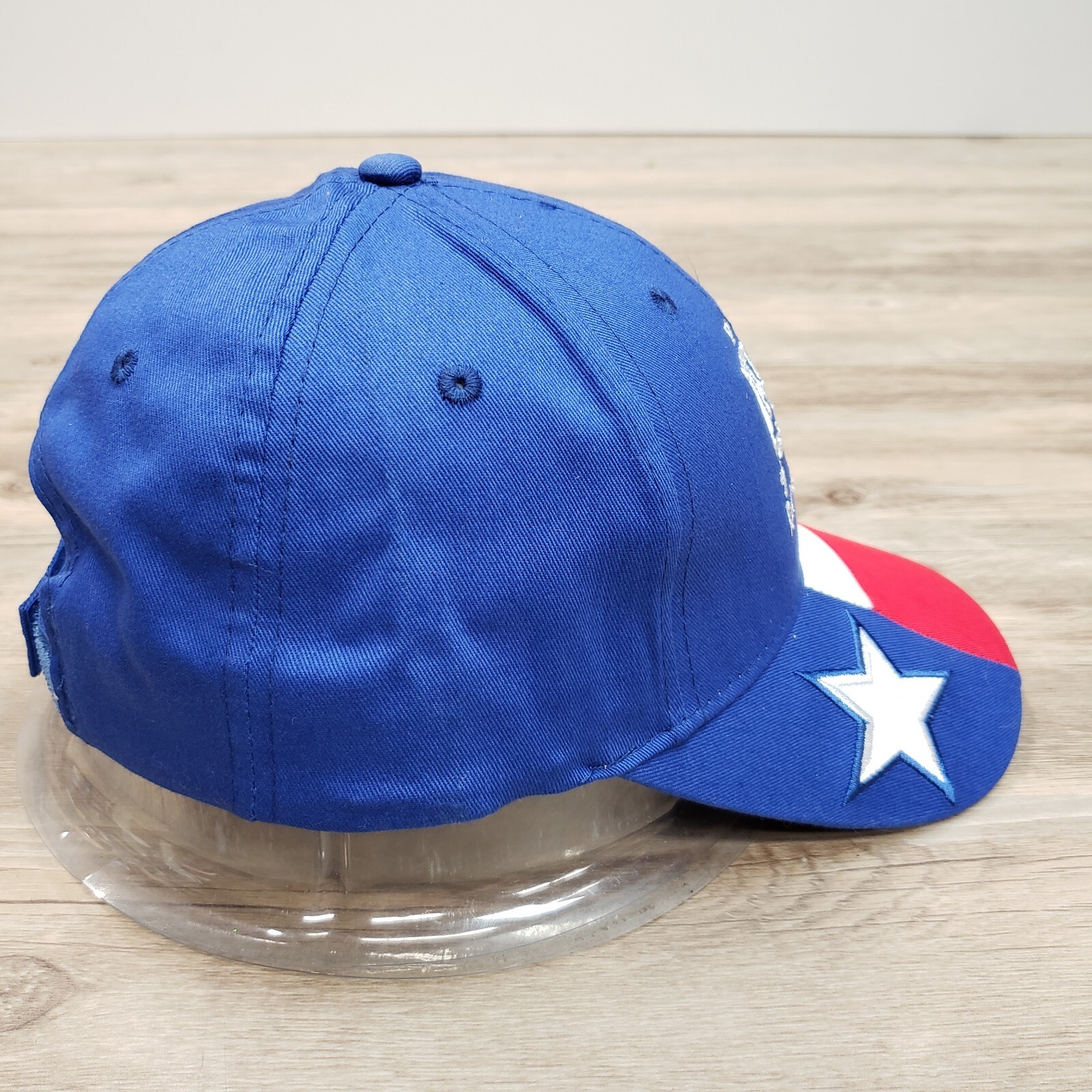 Cappello Berretto Pony Nationals 2011 Cinturino Schiena Rotondo Rock Texas Bandiera Regolabile