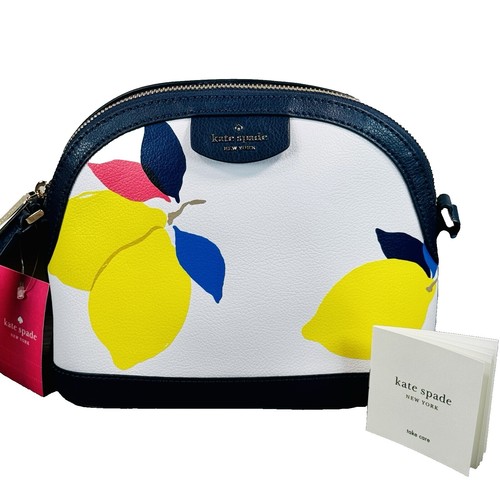 Kate Spade New York Sylvia Lemon Zest XL Dome Crossbody Bag NWT 