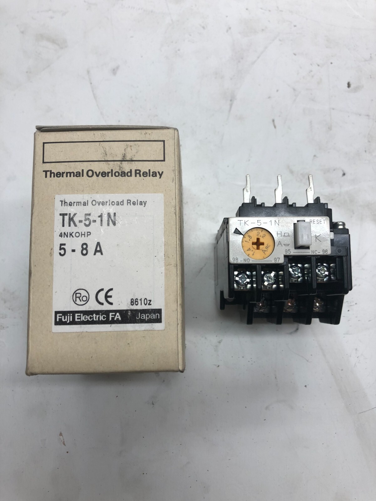 4NK0HJ Fuji Electric NEW Overload Relay 1.4A To 2.2A 4NKOHJ TK-5-1N TK51N