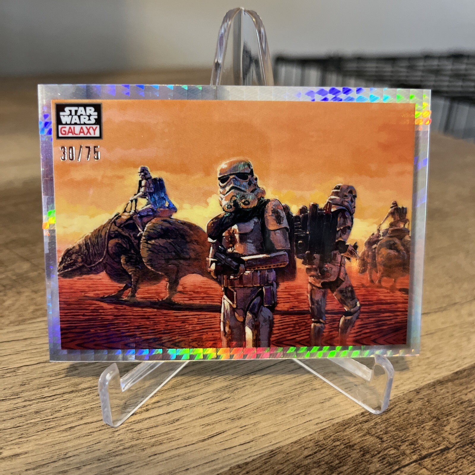 2023 Topps Chrome Star Wars Galaxy Sandtroopers #85 Prism Refractor /75