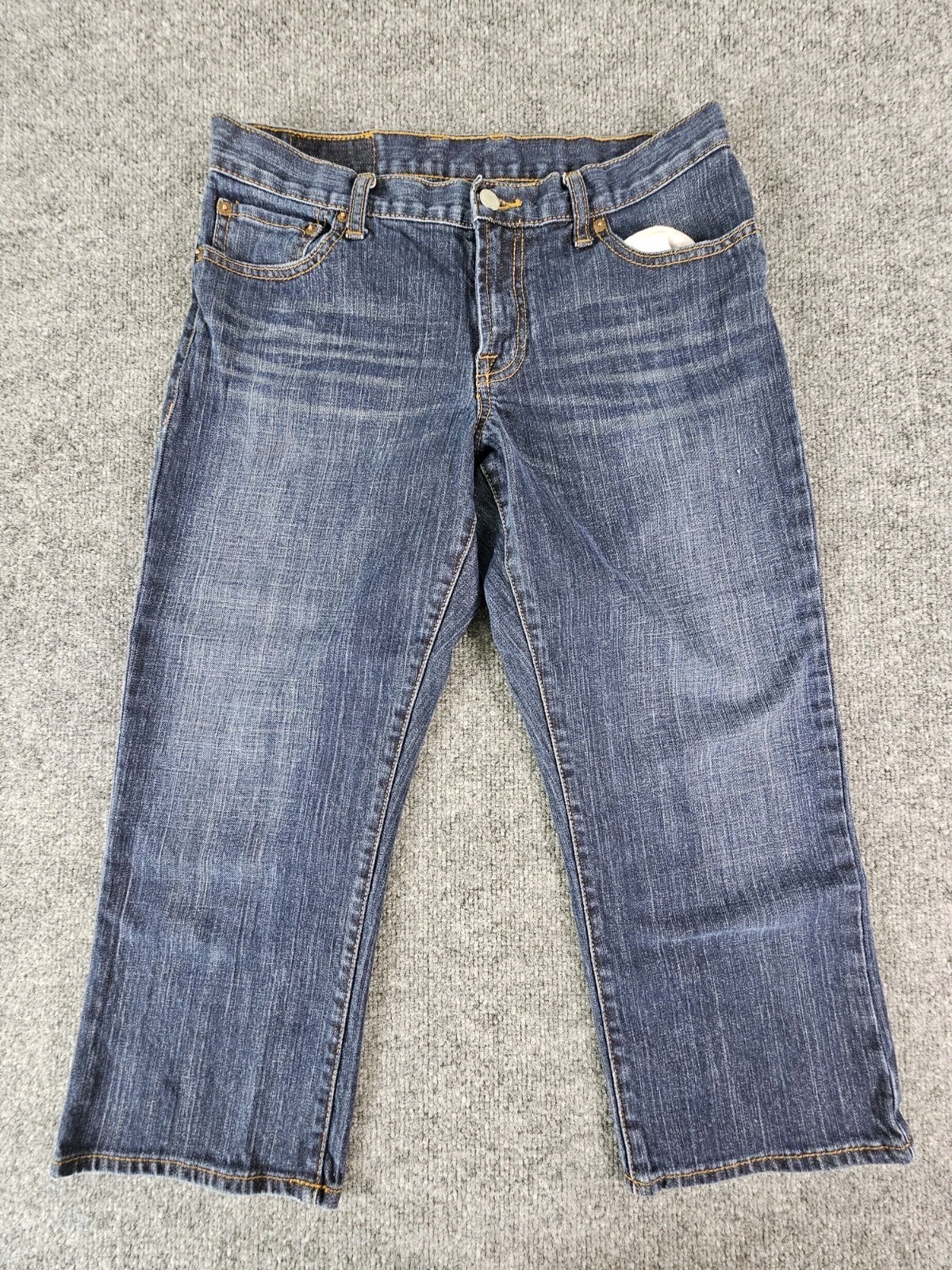 Lucky Brand Dungarees By Gene Montesano Womens Classic Fit Crop Jeans Size 29
