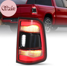 LED Tail Light Assembly Compatible with 2019-2024 Dodge Ram 1500 with Blind Spot