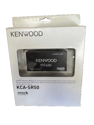 New! Kenwood KCA-SR50 Sirius Connect Adapter Universal Satellite Radio Tuner