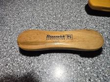 Vintage Brunswick Corporation  9 Inch Wooden Pool Table Brush