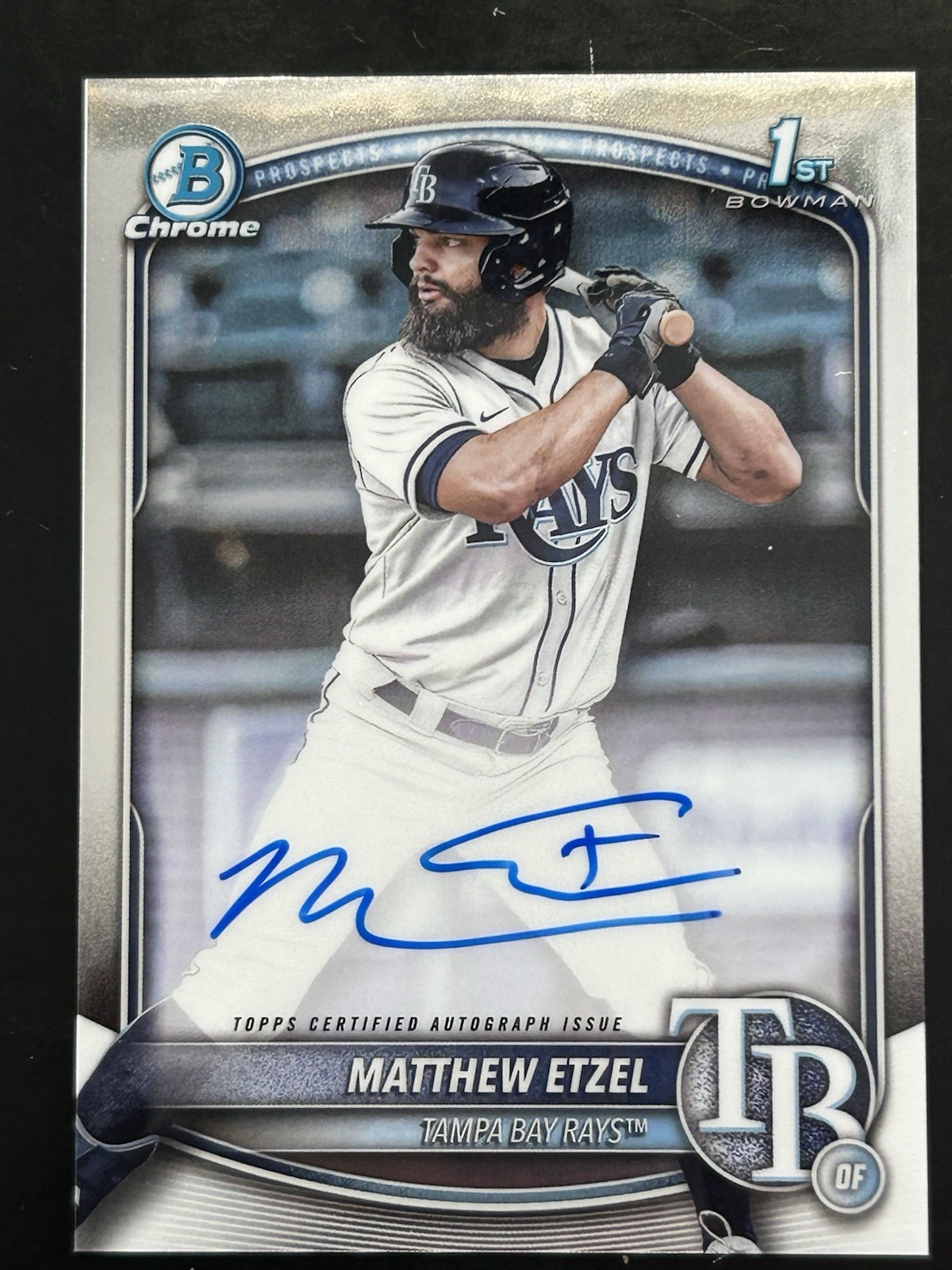 2025 Bowman Chrome 1st Matthew Etzel Auto Rays