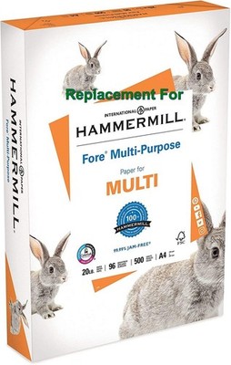Replacement For Hammermill Fore Multi-Purpose 20 Pound Copy Paper, A4, 210mm x 2