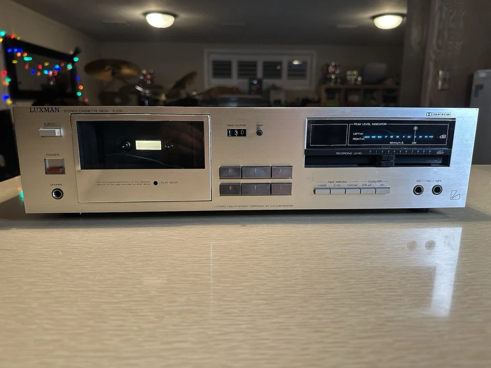 LUXMAN K-210 TAPE DECK JAPÓN, reproduce y graba bien, 1984 *Reparado* ¡Bonito! 👌 Foto 3 de 4