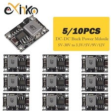 DC-DC Buck Converter 5-30V to 3.3V 5V 9V 12V 3A Voltage Regulator