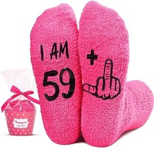 HAPPYPOP Funny Birthday Gifts - Socks for women Gifts for 59  1