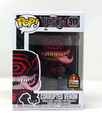 Funko POP Marvel Corrupted Venom #517 LA Con con protector