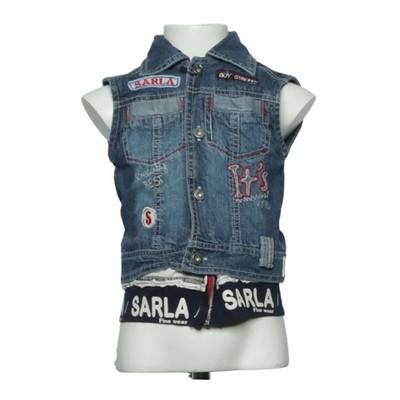 Sarla, Jeansweste, Größe: 110, 1587, Blau, Print, Denim, Jungen #2Ou