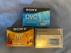 Lot Of 3 Mini Dv 60 Minute Tapes Sony Dvc Panasonic - New Sealed