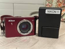 Nikon 1 J3 Red 14.2 MP Mirrorless Digital Camera Body