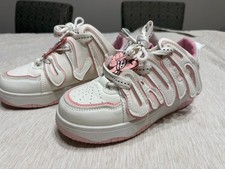My Melody Old Order Kids Sneakers Size 5 White Pink Sanrio Shoes