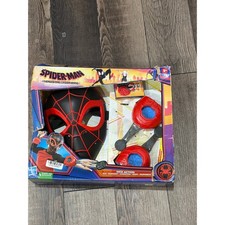 Spider-Man Across the Spider Verse Mask with Web action Shooters NIB