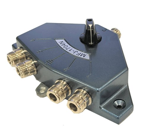 New MFJ MFJ-1704 Antenna Switch 4 Position Lightning Surge Protection 0-500MHz - Picture 3 of 5