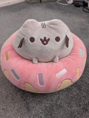 NEU ohne Etikett Pusheen Donut Ring - großer Plüsch - Plüschtier - selten GUND lustig süß
