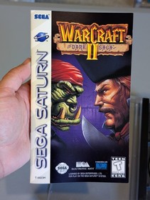 Warcraft II The Dark Saga SEGA Saturn 1997 Authentic Tested - Complete w/ Manual