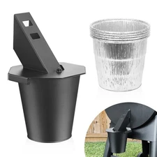 Upgraded  Grease Bucket with Lid Drip Bucket for Traeger Z Grills Pit Boss US