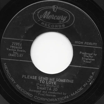 Damita Jo Another Dancing Pardner / Please Send Me Someone To Love Mercury