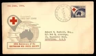 Mayfairstamps Australia FDC 1954 Red Cross society 40th anniversary First Day Co