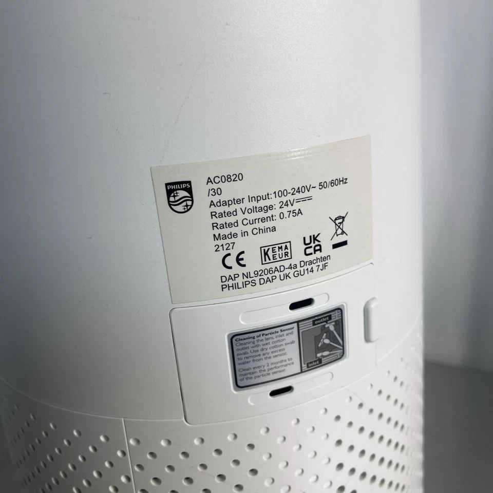 Philips Series 800 (AC0820/30) Air Purifier - White Perfect Working Order - Image 3 of 4