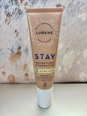 Lumene STAY WeightlessFoundation SPF30 Longwear Vegan Ultra Light NEW FREE SHIP!