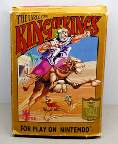 CIB Nintendo NES King Of Kings The Early Years Camel Cover Wisdom Tree 1991 Box