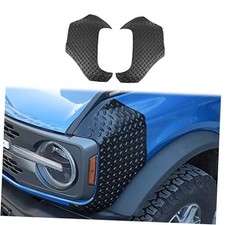 for Bronco Body Armor Outer Cowl Front Corner Guards Protector for Black Front