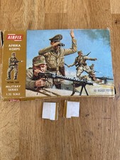 Airfix Plastic Toy Soldiers WWII German Africa Korps 1/32 Scale 54mm Boxed