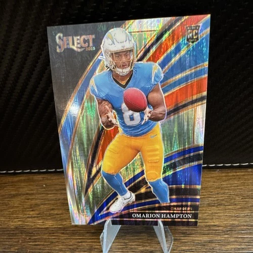 Panini 2025 Select Omarion Hampton Prizm Club Level #202 Chargers RC