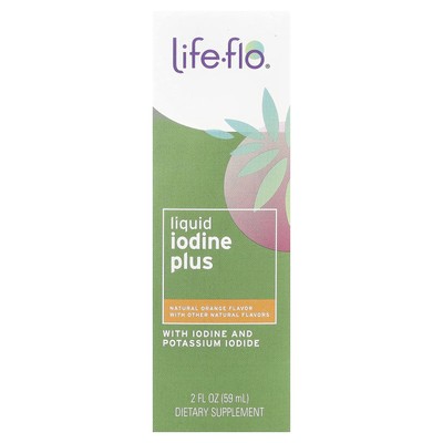 Liquid Iodine Plus, Natural Orange, 2 fl oz (59 ml)