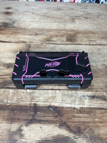 NERF Armor Case For Nintendo 3DS DS Hot Pink & Black Soft Shell Protector