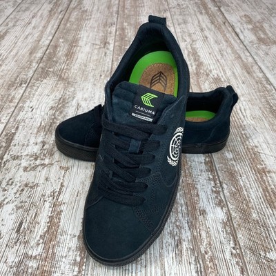 Cariuma x The Berrics Catiba Pro Mens Size 8.5 Skate Black Suede Sneaker 1171