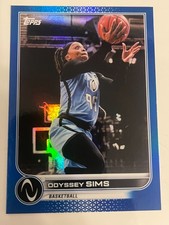 ODYSSEY SIMS 2022 Topps Athletes Unlimited BLUE #139 #'d /99