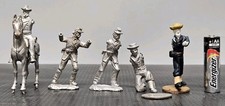 5 Lead Civil War/Cowboy Lead Figures  DAMAGED AS-IS READ 