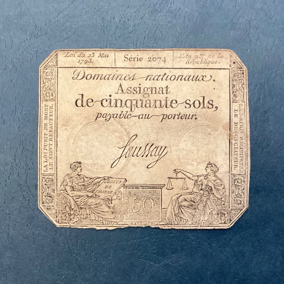 1793 Year French Paper Money for sale | eBay