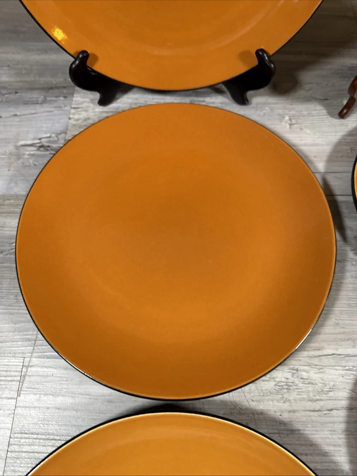 Corelle Hearthstone Comino Naranja Plato de Cena Ensalada/Pan 3 Cada Juego de 6 Foto 3 de 4