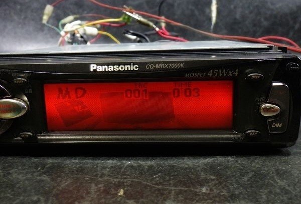 Used Panasonic CQ-MRX7000KD Car Stereo CD/MD Head Unit Tested w