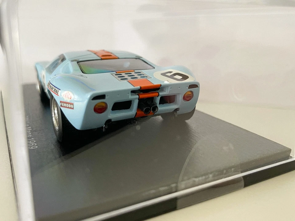 Ford Gt 40 N.6 Winner Le Mans 1969 J.Ickx-J.Oliver 1:43 Spark 43LM69 - Immagine 4 di 4