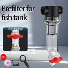 Aquarium Feces Separator 12 34 Female Thread Filter Screen Water Filter Valve