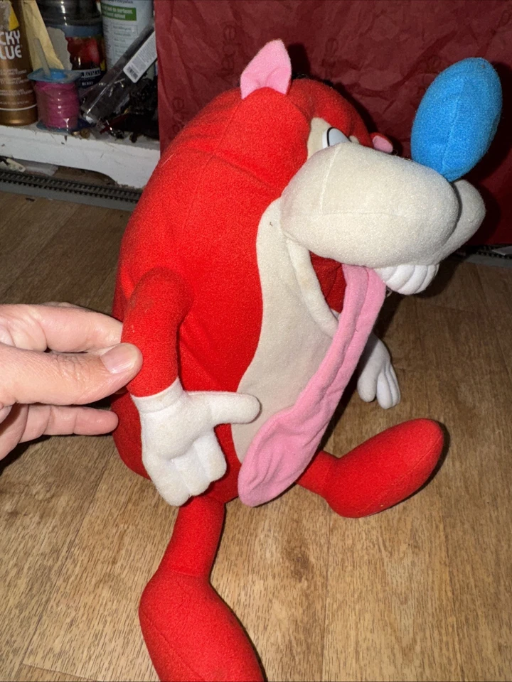 Boneca de pelúcia Mattel 1992 Ren Stimpy Talking - Imagem 4 de 4