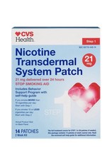 Nicotine Transdermal System Patch Step 1 21 mg 14 Patches 2 Week Kit Exp 07/25
