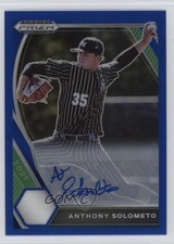 2021 Panini Prizm Draft Picks Blue 36/99 Anthony Solometo #PDP37 Auto 0ud4